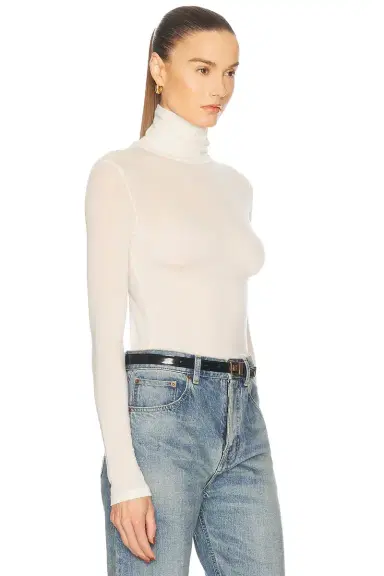 RENGGLI Sheer Jersey Renggli Turtleneck | Thumbnail 2 RENGGLI Sheer Jersey Renggli Turtleneck | Thumbnail 2