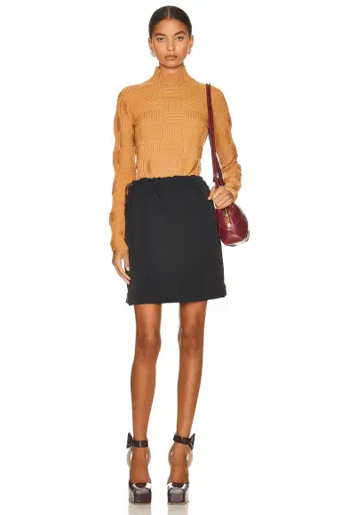 Bottega Veneta Tech Mini Skirt | Thumbnail 5 Bottega Veneta Tech Mini Skirt | Thumbnail 5