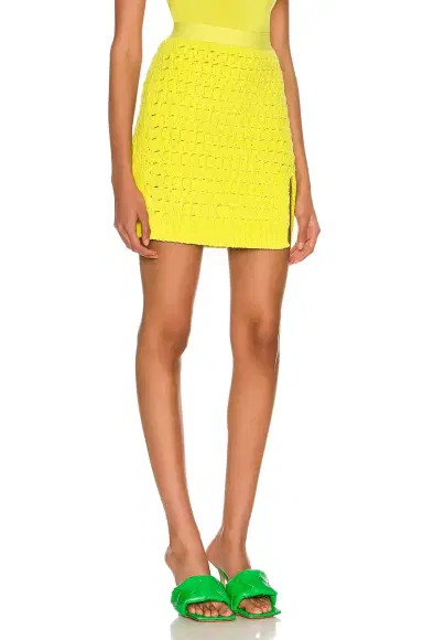 Bottega Veneta Chenille Twisted Mesh Skirt | Thumbnail 2 Bottega Veneta Chenille Twisted Mesh Skirt | Thumbnail 2
