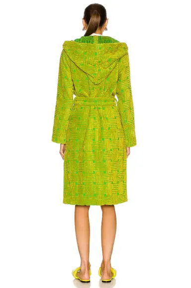 Bottega Veneta Intreccio Jacquard Cotton Terry Bathrobe | Thumbnail 4 Bottega Veneta Intreccio Jacquard Cotton Terry Bathrobe | Thumbnail 4