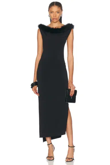 Coperni Boa Jersey Midi Dress | Thumbnail 1 Coperni Boa Jersey Midi Dress | Thumbnail 1