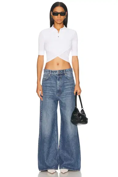 Sportmax Angri Wide Leg Jeans | Thumbnail 5 Sportmax Angri Wide Leg Jeans | Thumbnail 5