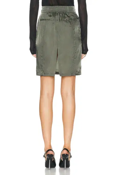 Saint Laurent Twill Skirt | Thumbnail 3 Saint Laurent Twill Skirt | Thumbnail 3