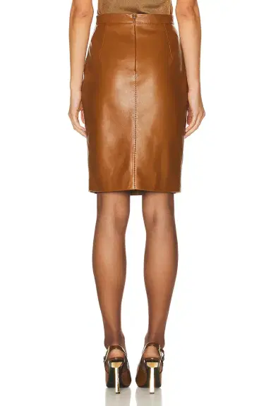 Saint Laurent Leather Skirt | Thumbnail 3 Saint Laurent Leather Skirt | Thumbnail 3