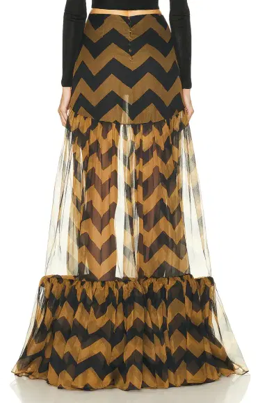 Saint Laurent Ruffle Skirt | Thumbnail 3 Saint Laurent Ruffle Skirt | Thumbnail 3