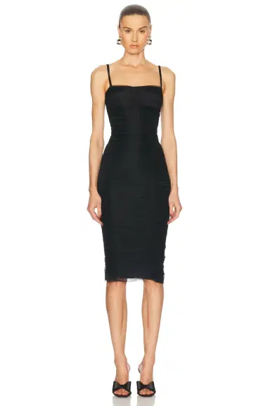 Dolce & Gabbana Sheer Midi Dress | Thumbnail 2 Dolce & Gabbana Sheer Midi Dress | Thumbnail 2