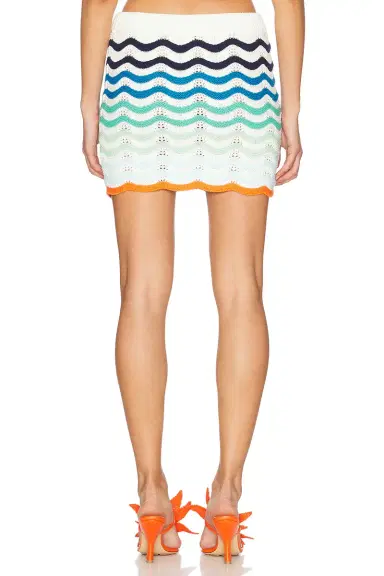 Casablanca Wavy Crochet Skirt | Thumbnail 4 Casablanca Wavy Crochet Skirt | Thumbnail 4