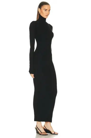 ÉTERNE Long Sleeve Turtleneck Maxi Dress | Thumbnail 2 ÉTERNE Long Sleeve Turtleneck Maxi Dress | Thumbnail 2