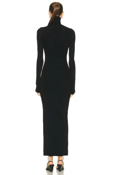 ÉTERNE Long Sleeve Turtleneck Maxi Dress | Thumbnail 3 ÉTERNE Long Sleeve Turtleneck Maxi Dress | Thumbnail 3