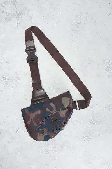 Dior Camouflage Saddle Bag | Thumbnail 4 Dior Camouflage Saddle Bag | Thumbnail 4
