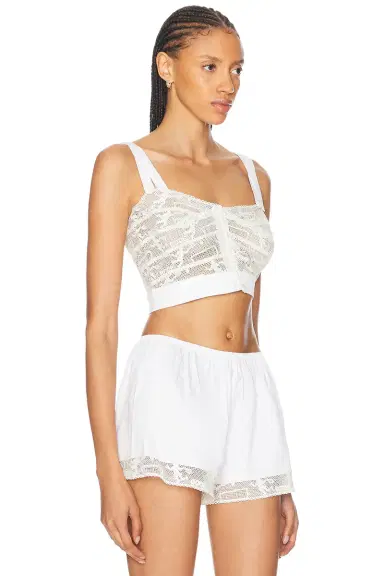 BODE Tennis Lace Tank Top | Thumbnail 2 BODE Tennis Lace Tank Top | Thumbnail 2