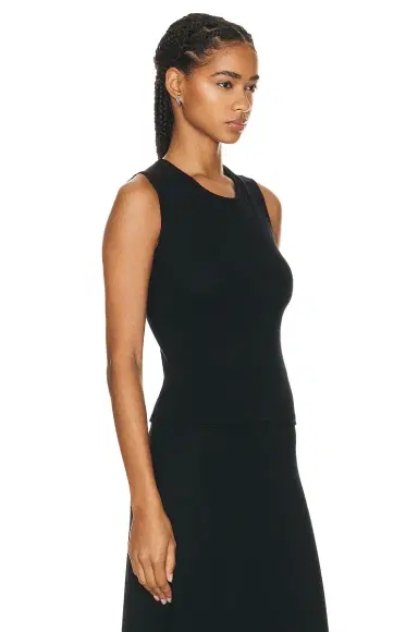 LESET Lauren Sleeveless Crewneck Top | Thumbnail 2 LESET Lauren Sleeveless Crewneck Top | Thumbnail 2