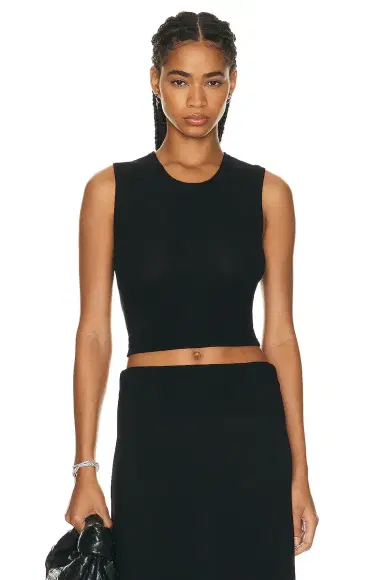 LESET Lauren Sleeveless Crewneck Top | Thumbnail 1 LESET Lauren Sleeveless Crewneck Top | Thumbnail 1
