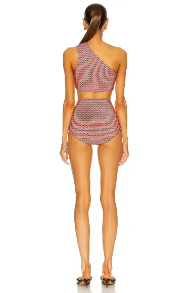 Bottega Veneta One Shoulder Bikini Set | Thumbnail 3 Bottega Veneta One Shoulder Bikini Set | Thumbnail 3