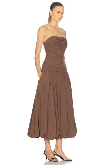 NICHOLAS Strapless Midi Dress | Thumbnail 2 NICHOLAS Strapless Midi Dress | Thumbnail 2