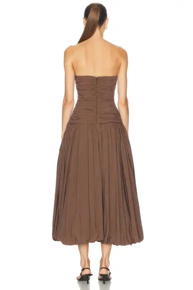 NICHOLAS Strapless Midi Dress | Thumbnail 3 NICHOLAS Strapless Midi Dress | Thumbnail 3