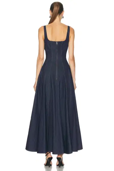 NICHOLAS Athena Sleeveless Paneled Midi Dress | Thumbnail 3 NICHOLAS Athena Sleeveless Paneled Midi Dress | Thumbnail 3