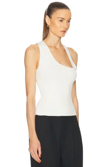 Ziah Asymmetric Racer Tank Top | Thumbnail 2 Ziah Asymmetric Racer Tank Top | Thumbnail 2