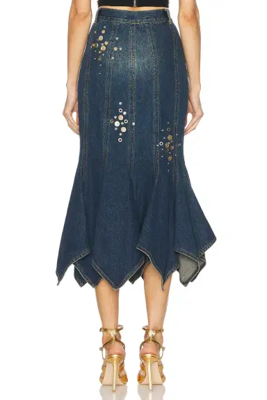 AREA Crystal Skirt | Thumbnail 4 AREA Crystal Skirt | Thumbnail 4