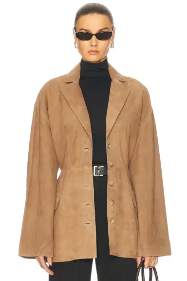 EAVES Salta Suede Jacket | Thumbnail 3 EAVES Salta Suede Jacket | Thumbnail 3