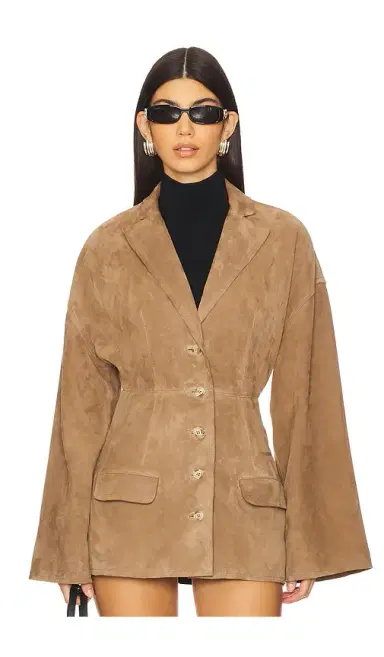 EAVES Salta Suede Jacket | Thumbnail 1 EAVES Salta Suede Jacket | Thumbnail 1