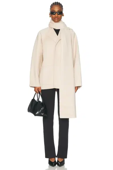 EAVES Osher Wool Coat | Thumbnail 3 EAVES Osher Wool Coat | Thumbnail 3
