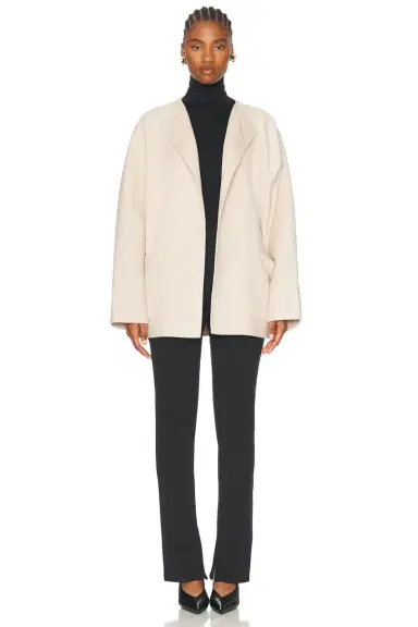 EAVES Osher Wool Coat | Thumbnail 4 EAVES Osher Wool Coat | Thumbnail 4