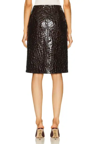 Bottega Veneta Embossed Skirt | Thumbnail 3 Bottega Veneta Embossed Skirt | Thumbnail 3