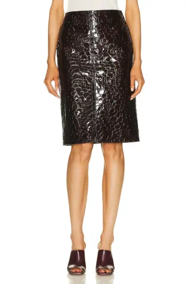 Bottega Veneta Embossed Skirt | Thumbnail 1 Bottega Veneta Embossed Skirt | Thumbnail 1