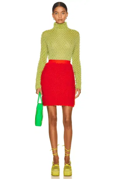 Bottega Veneta Fleece Knit Skirt | Thumbnail 4 Bottega Veneta Fleece Knit Skirt | Thumbnail 4