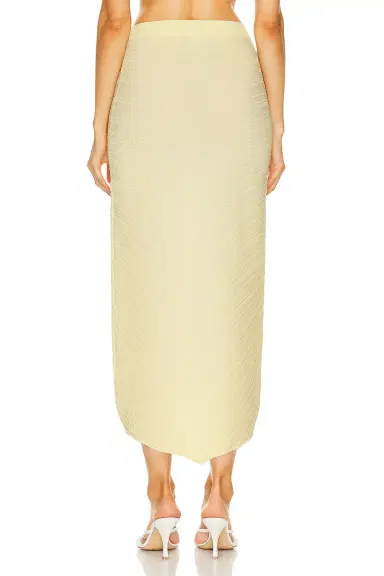 Bottega Veneta Cotton Moving Rib Skirt | Thumbnail 3 Bottega Veneta Cotton Moving Rib Skirt | Thumbnail 3
