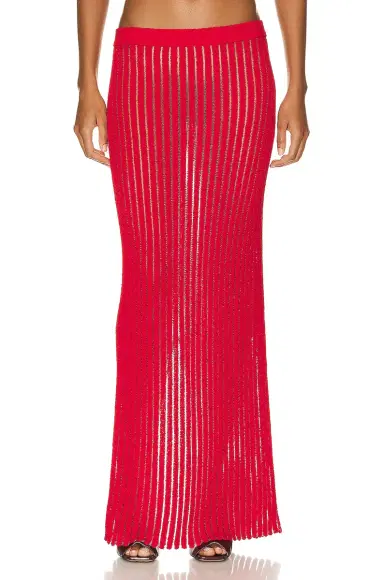 Bottega Veneta Stripes Long Skirt | Thumbnail 1 Bottega Veneta Stripes Long Skirt | Thumbnail 1