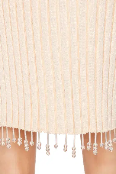Jil Sander Beaded Rib Knit Dress | Thumbnail 4 Jil Sander Beaded Rib Knit Dress | Thumbnail 4