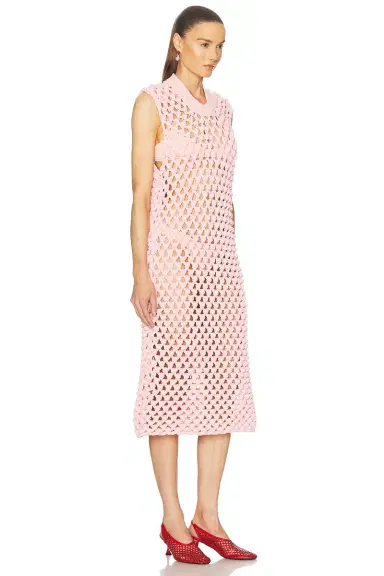 Jil Sander Sleeveless Crew Neck Dress | Thumbnail 2 Jil Sander Sleeveless Crew Neck Dress | Thumbnail 2