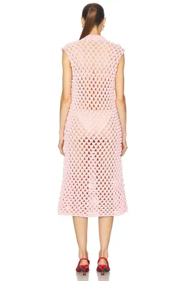 Jil Sander Sleeveless Crew Neck Dress | Thumbnail 3 Jil Sander Sleeveless Crew Neck Dress | Thumbnail 3