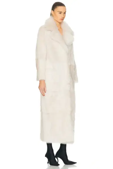 Nour Hammour For FWRD Evita Extra Long Coat | Thumbnail 2 Nour Hammour For FWRD Evita Extra Long Coat | Thumbnail 2