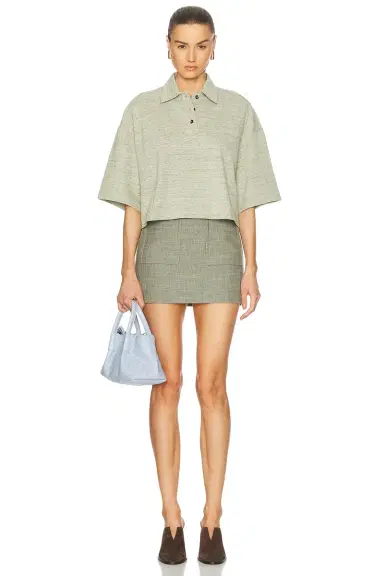 Bottega Veneta Cropped Polo Shirt | Thumbnail 4 Bottega Veneta Cropped Polo Shirt | Thumbnail 4