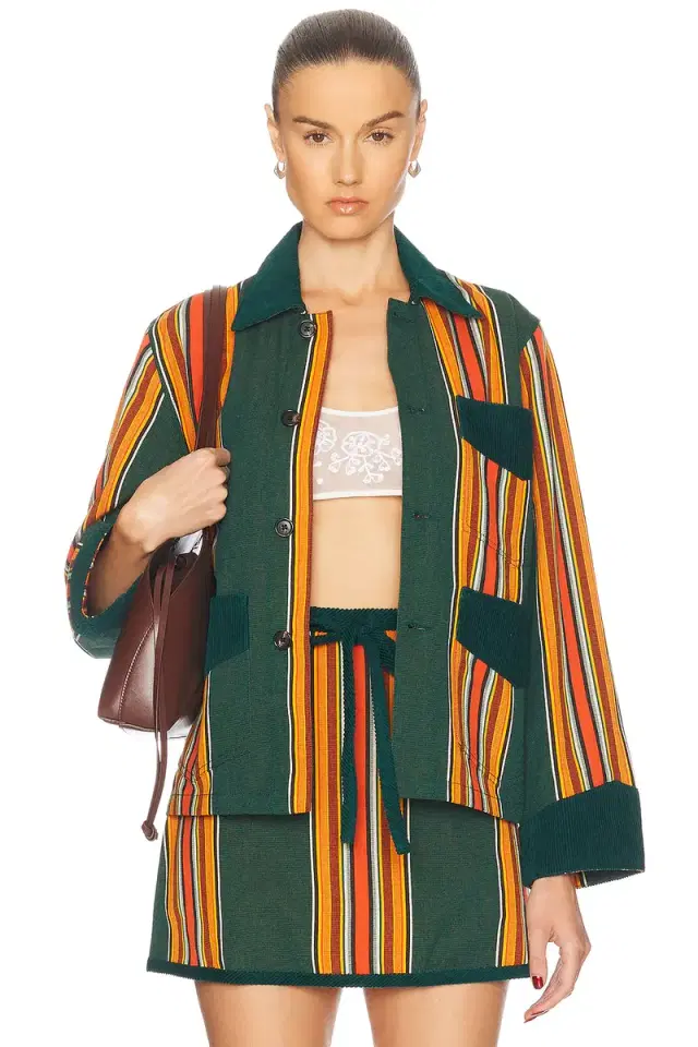 Parakeet Stripe Craft Jacket Parakeet Stripe Craft Jacket
