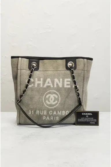 Chanel Chanel Deauville PM Tote Bag | Thumbnail 10 Chanel Chanel Deauville PM Tote Bag | Thumbnail 10