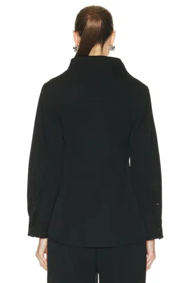 Bottega Veneta Stretch Funnel Neck Shirt | Thumbnail 3 Bottega Veneta Stretch Funnel Neck Shirt | Thumbnail 3