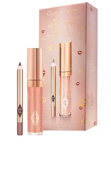 Charlotte Tilbury Glossy Nude Pink Lip Duo | Thumbnail 1 Charlotte Tilbury Glossy Nude Pink Lip Duo | Thumbnail 1