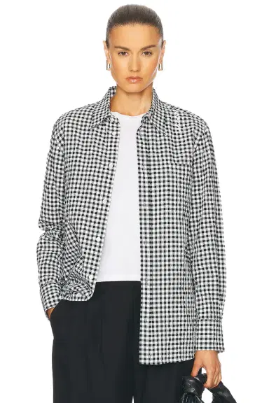 Marni Long Sleeve Button Up Top | Thumbnail 1 Marni Long Sleeve Button Up Top | Thumbnail 1