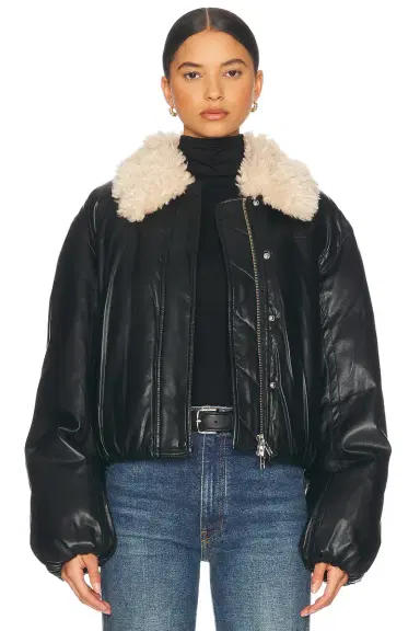 Stand Studio Fran Faux Leather Jacket | Thumbnail 2 Stand Studio Fran Faux Leather Jacket | Thumbnail 2
