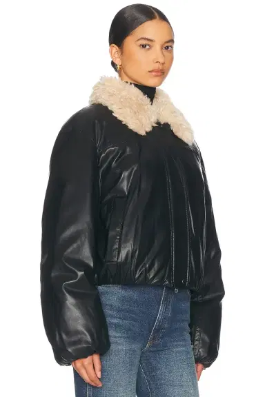 Stand Studio Fran Faux Leather Jacket | Thumbnail 3 Stand Studio Fran Faux Leather Jacket | Thumbnail 3