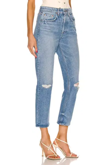GRLFRND Karolina High Rise Straight Crop Jeans | Thumbnail 2 GRLFRND Karolina High Rise Straight Crop Jeans | Thumbnail 2