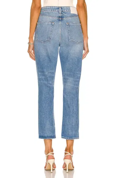 GRLFRND Karolina High Rise Straight Crop Jeans | Thumbnail 3 GRLFRND Karolina High Rise Straight Crop Jeans | Thumbnail 3
