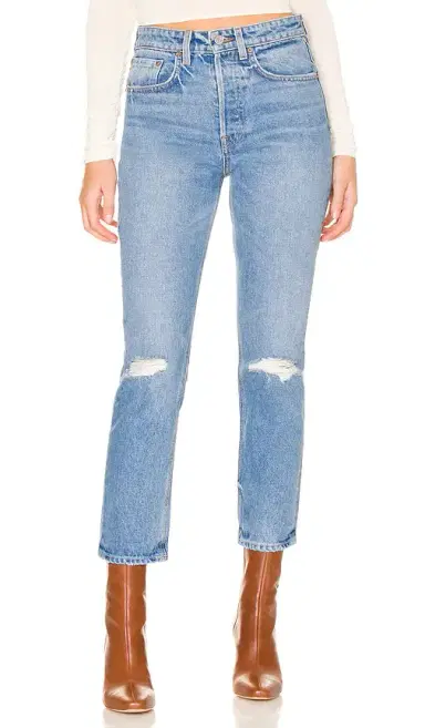 GRLFRND Karolina High Rise Straight Crop Jeans | Thumbnail 7 GRLFRND Karolina High Rise Straight Crop Jeans | Thumbnail 7