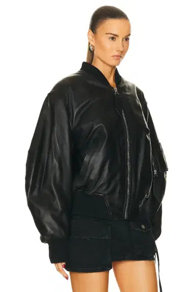 THE ATTICO Anja Bomber Jacket | Thumbnail 4 THE ATTICO Anja Bomber Jacket | Thumbnail 4