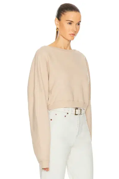 Saint Laurent Cropped Sweatshirt | Thumbnail 2 Saint Laurent Cropped Sweatshirt | Thumbnail 2