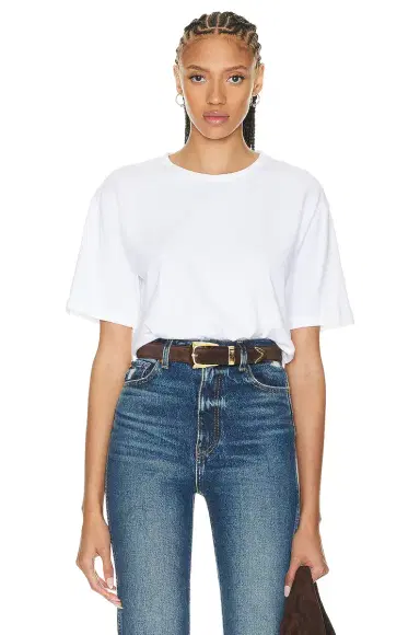 Khaite Mae Short Sleeve Tee | Thumbnail 1 Khaite Mae Short Sleeve Tee | Thumbnail 1